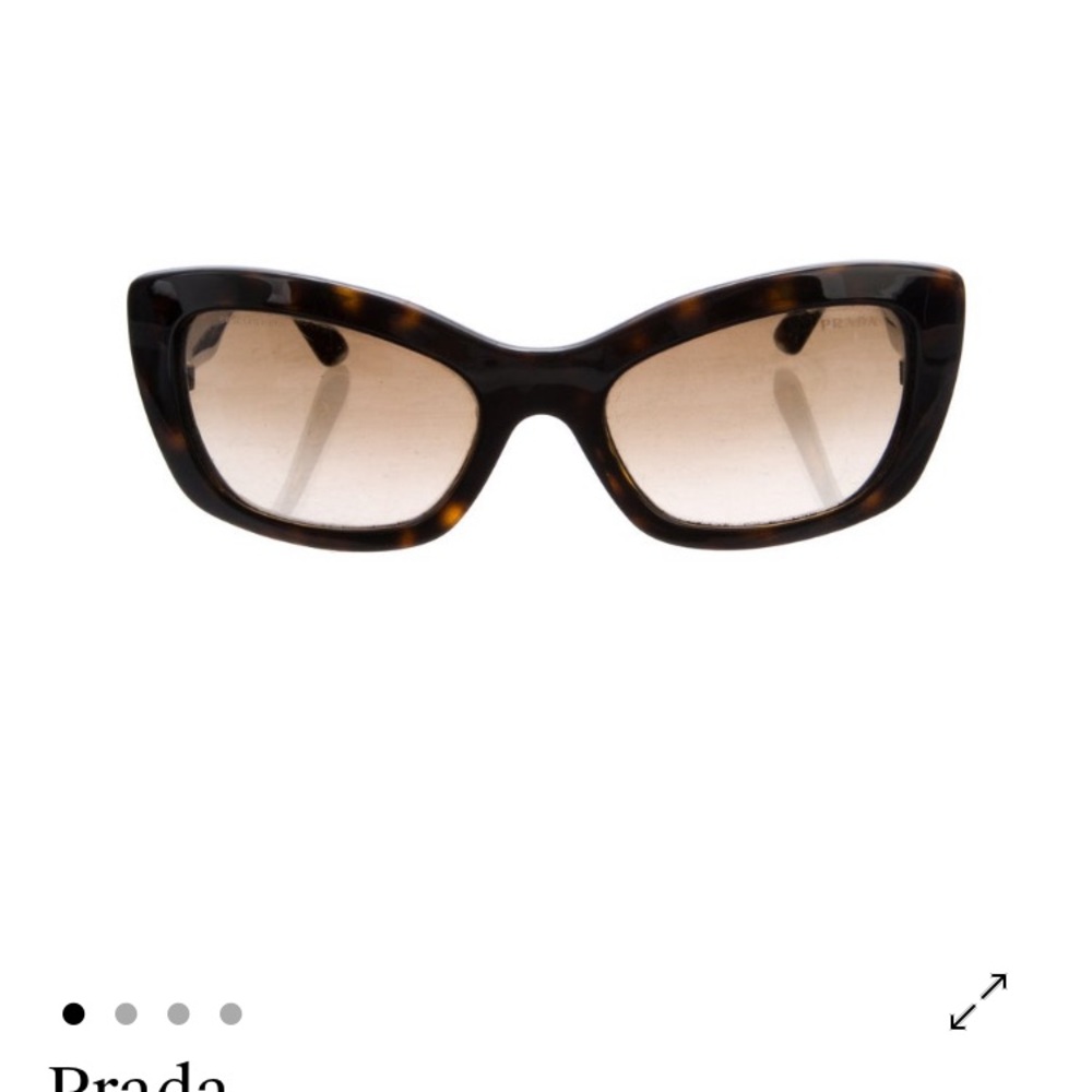 Prada Brown Tortoise Women's Sunglasses